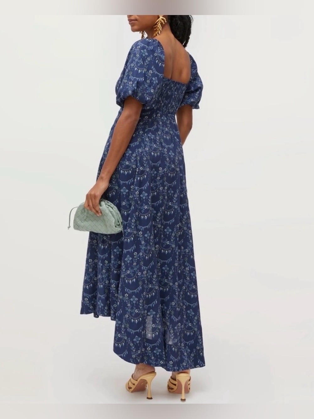 NEW NWT Hill House Matilda Dress in Navy Charm Scallop, Small *rare*